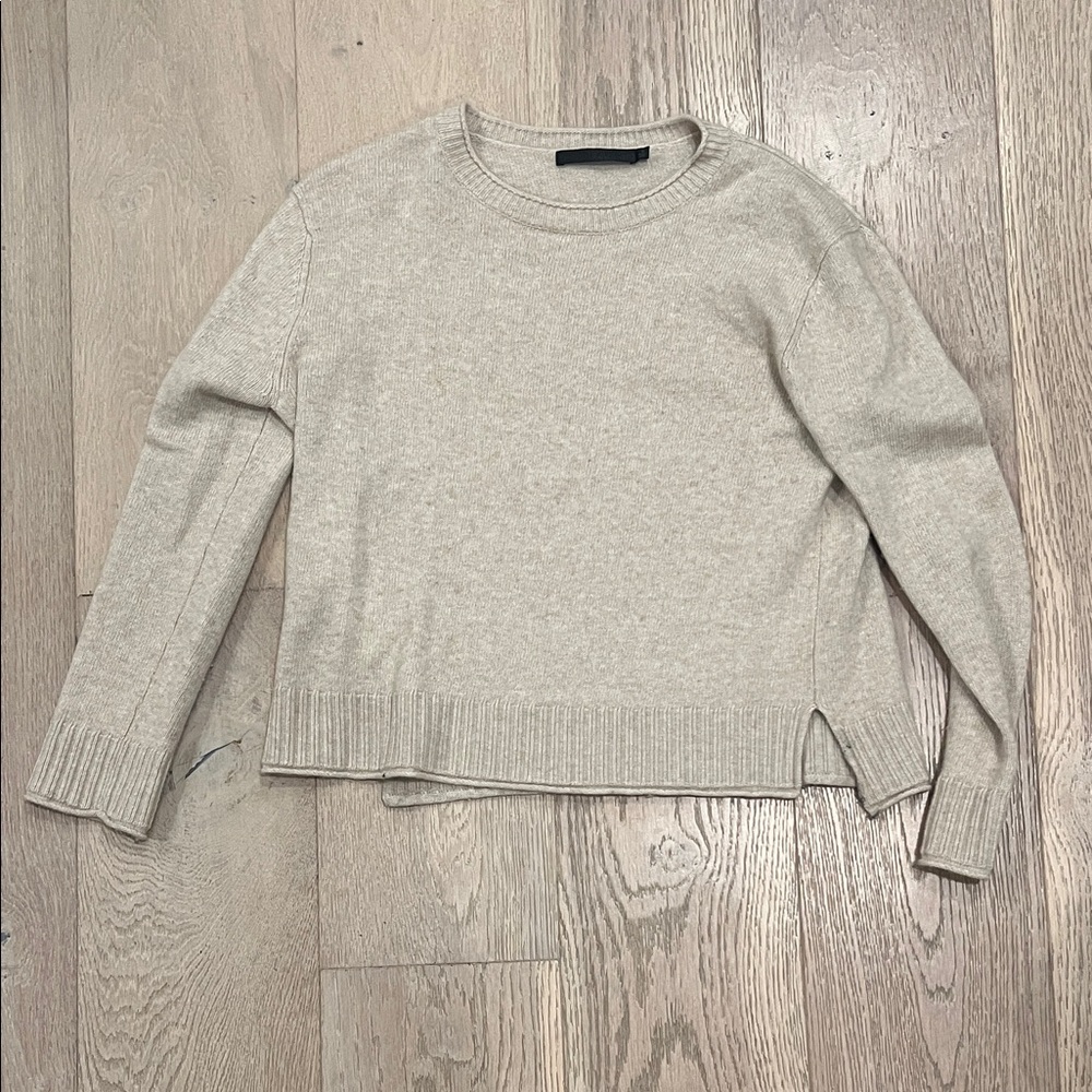 Jenni Kayne Classic Cream Crew Neck Sweater